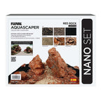 Kit de piedras y grava para acuascaping Fluval - Rojo 11kg