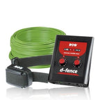 Valla invisible antifugas Dogtrace D-FENSE 101 para perros con transmisor, cable y collar receptor