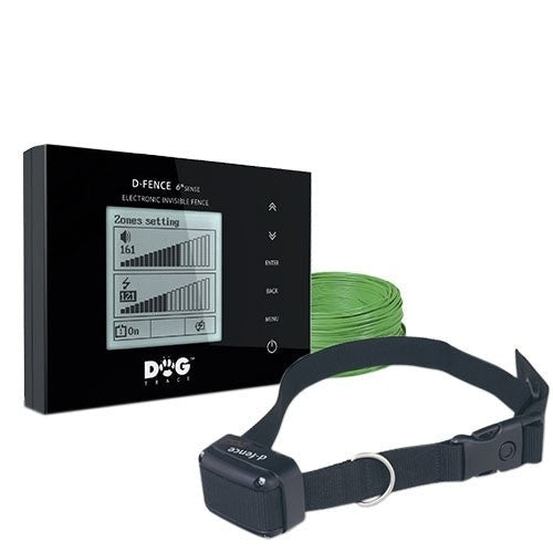 Valla antifugas digital Dogtrace d-fence 6th Sense con pantalla LCD