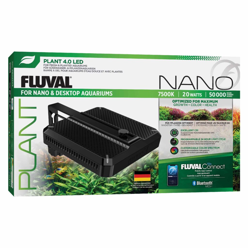 Fluval LED Nano Plant 4.0, 20W,BT mesh control.
