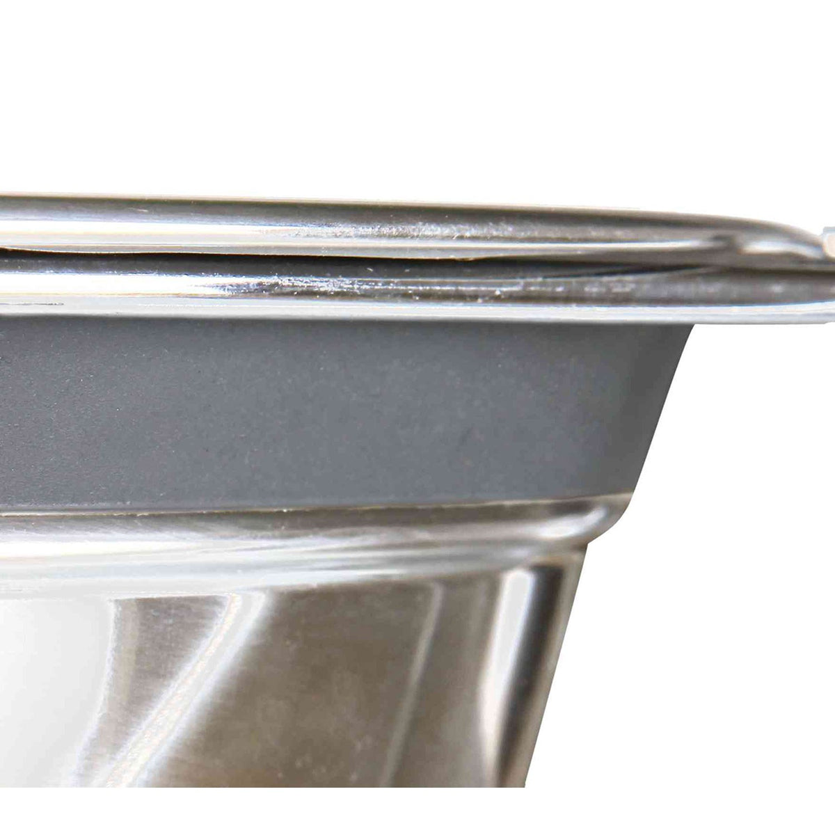 Soporte  con Comederos Acero