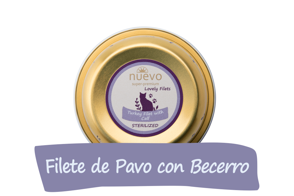 Tarrina Gato STERILIZED Pavo y Becerro NUEVO 12uds - Pack de 12 unidades