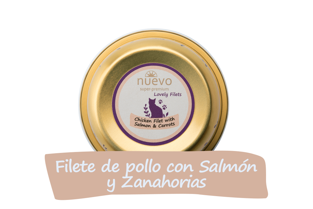 Tarrina Gato FINEST Filetes de Pollo y Salmón NUEVO 12uds - Pack de 12 unidades