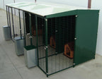 Perrera Para Perros Batería 4 x 2 metros (3 boxes)