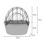 Cesta Para Bicicleta Flamingo Manillar Linea