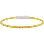 Collar Para Perro Flamingo Visio Light Nylon Reflectante - Amarillo