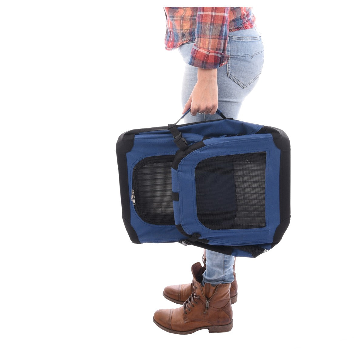Transportín Plegable Para Perro Flamingo Alix Classic 3 uds