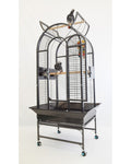 Jaula para loros Haiti de 66x56x175 cm con comederos giratorios de acero