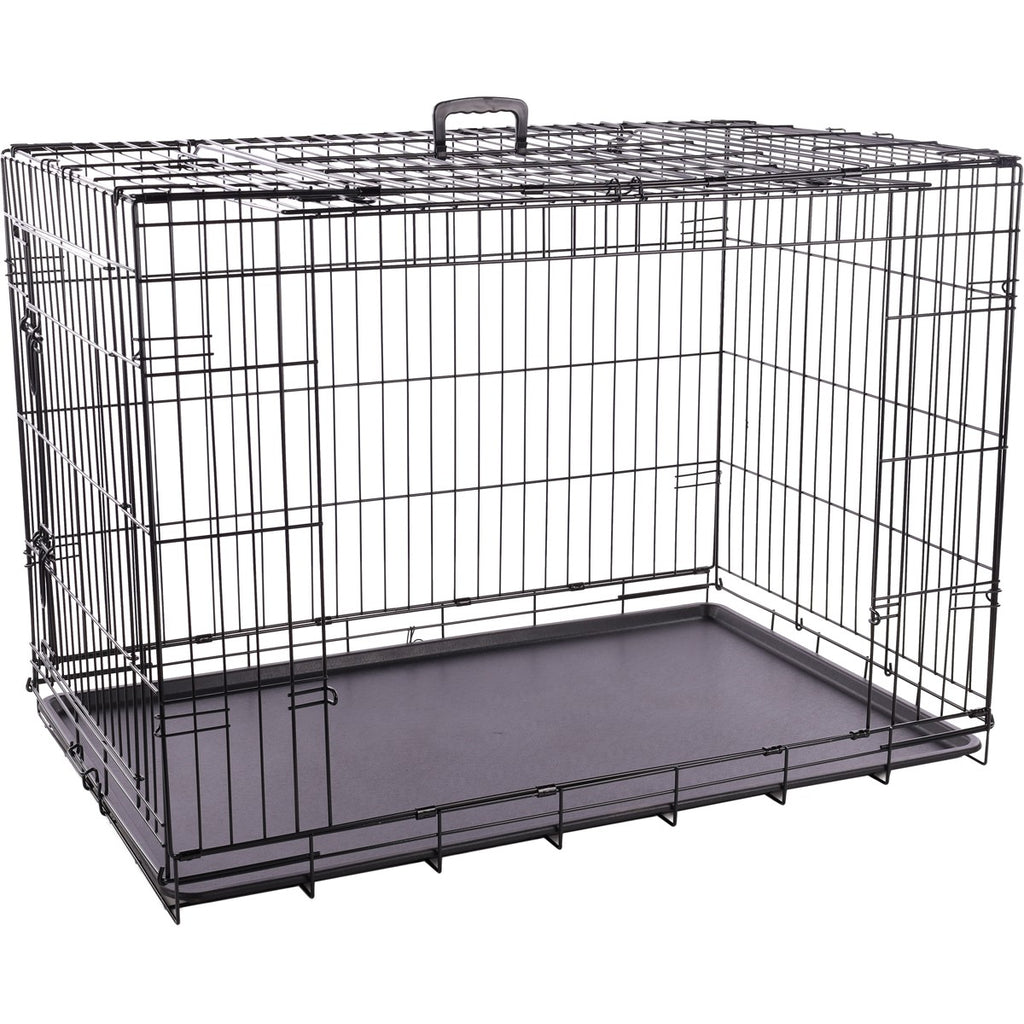 Jaula Para Perros Con Puerta Corredera Flamingo Nyo - Negro