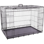 Jaula Para Perros Con Puerta Corredera Flamingo Nyo - Negro