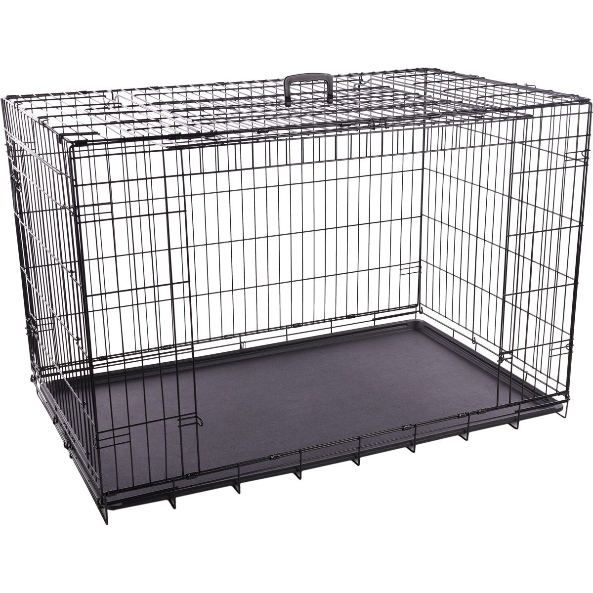 Jaula Para Perros Con Puerta Corredera Flamingo Nyo - Negro