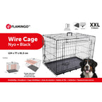 Jaula Para Perros Con Puerta Corredera Flamingo Nyo - Negro