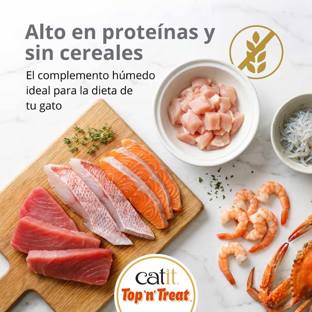 Catit Top 'n' Treat de Atún - Pack de 8 unidades