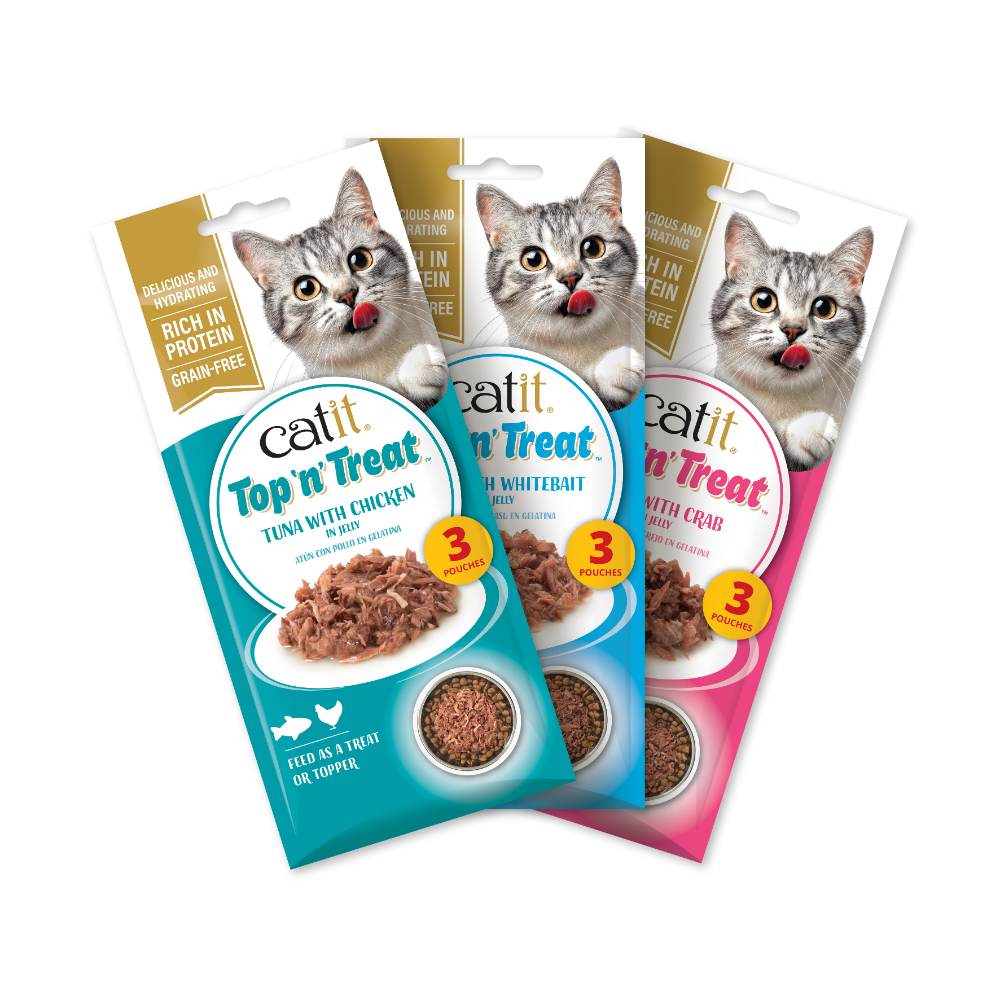 Catit Top 'n' Treat de Atún - Pack de 8 unidades