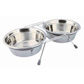 Set Comederos Eat on Feet Acero Inoxidable