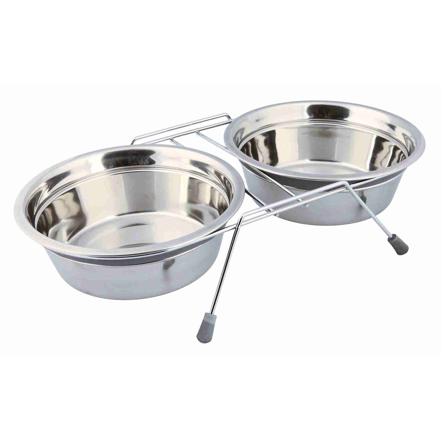 Set Comederos Eat on Feet Acero Inoxidable