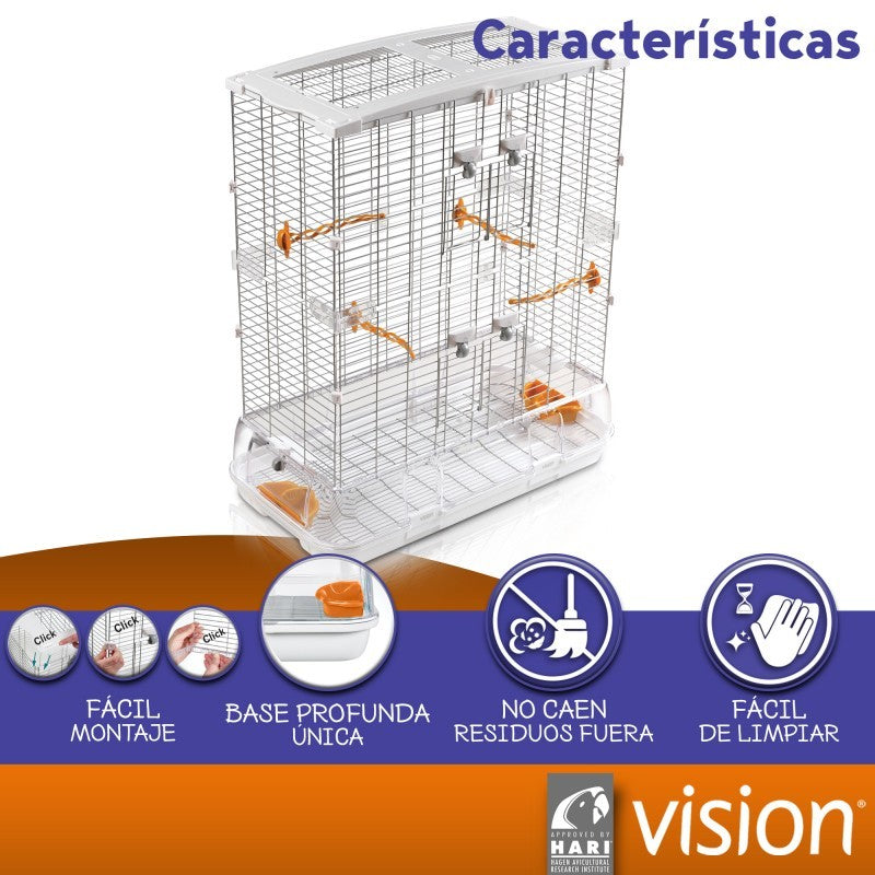 Jaula Vision L12 para pájaros