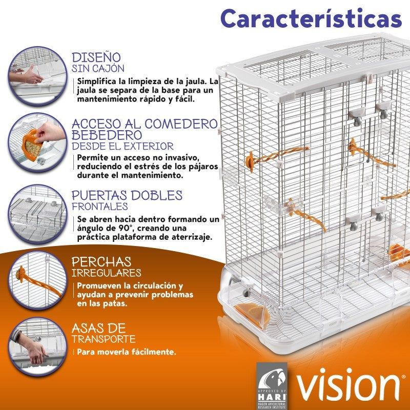 Jaula Vision L12 para pájaros