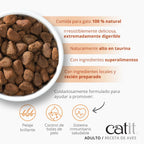 Catit Recipes Adulto Aves, 400g - Pack de 6 unidades