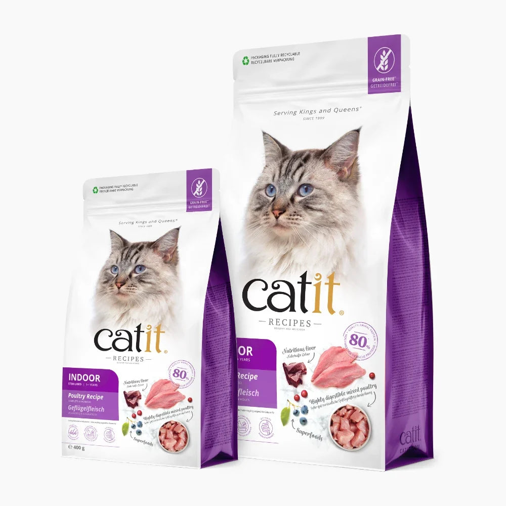 Catit Recipes Esterilizado Aves, 400g - Pack de 6 unidades