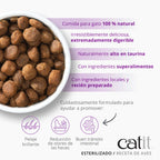 Catit Recipes Esterilizado Aves, 2kg - Pack de 4 unidades
