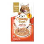 Catit Creamy Broth Pollo - Pack de 10 unidades