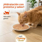 Catit Creamy Broth Pollo - Pack de 10 unidades