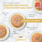 Catit Cuisine Dinner de Pollo - Pack de 6 unidades
