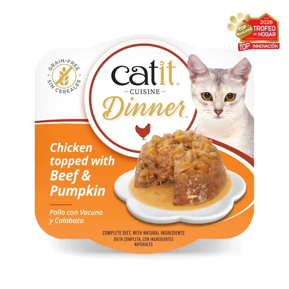 Catit Cuisine Dinner de Pollo - Pack de 6 unidades