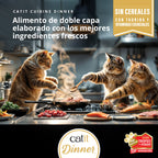 Catit Cuisine Dinner Pescado 75g - Pack de 6 unidades