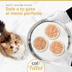 Pollo desmenuzado para gatos Catit Cuisine Fillet 75 - Pack de 12 unidades