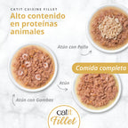 Atún desmenuzado para gatos Catit Cuisine Fillet