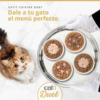 Dúo de carne con toppings para gatos Catit Cuisine Duet 75g - Pack de 12 unidades