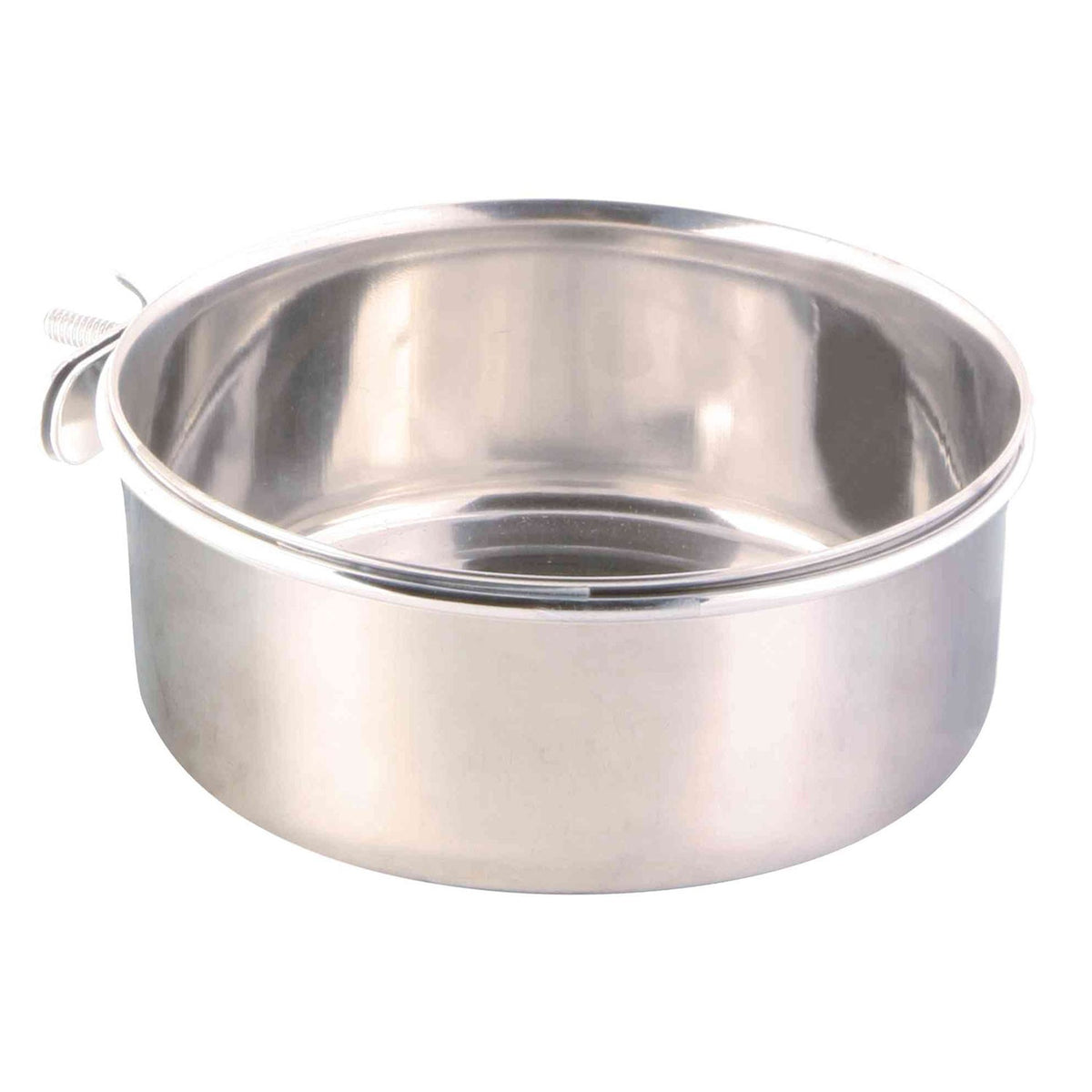 Comedero Acero Inox. con Enganche