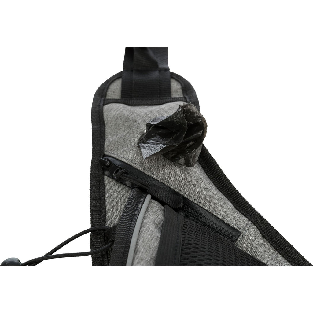 Cinturón para correr con correa gris/negro