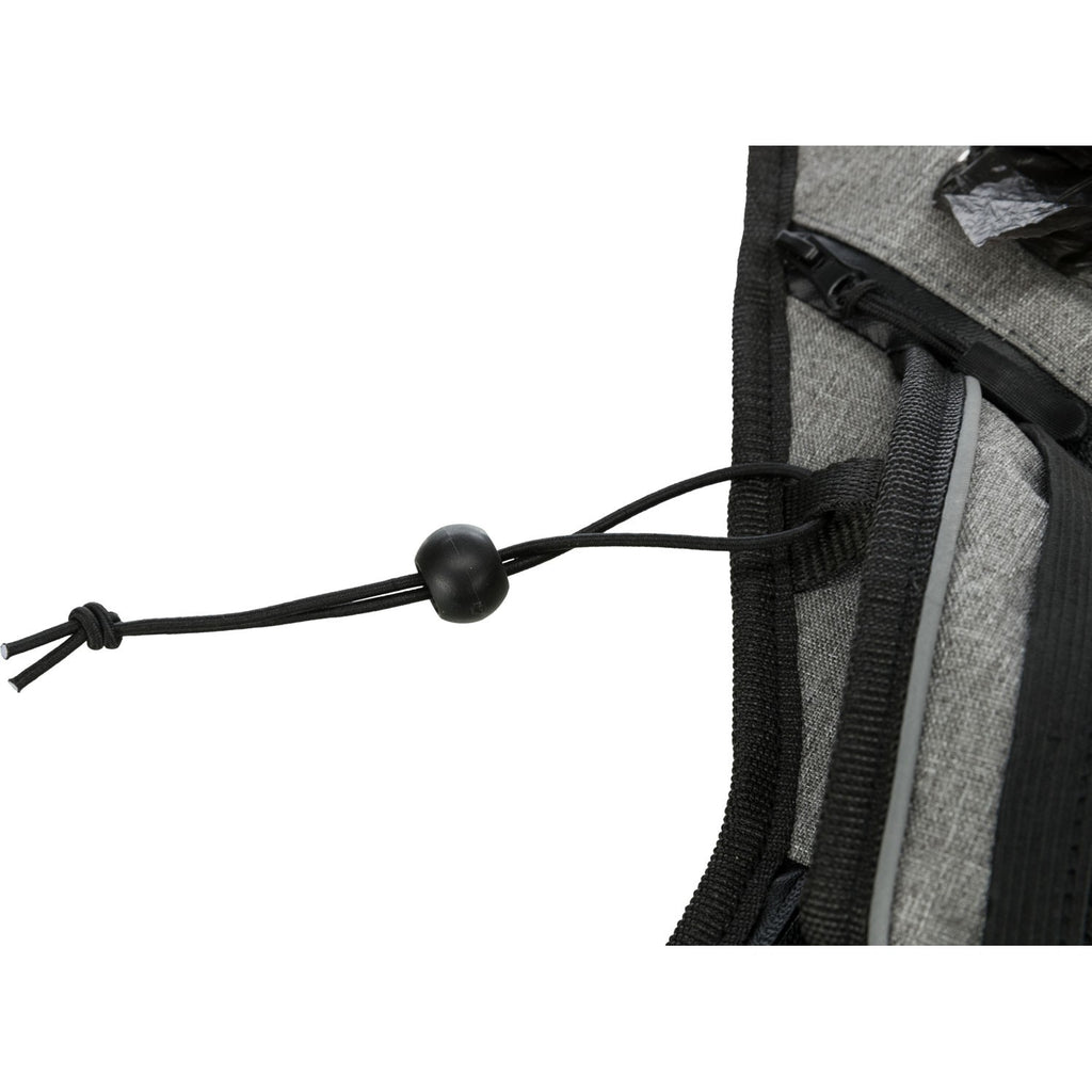 Cinturón para correr con correa gris/negro