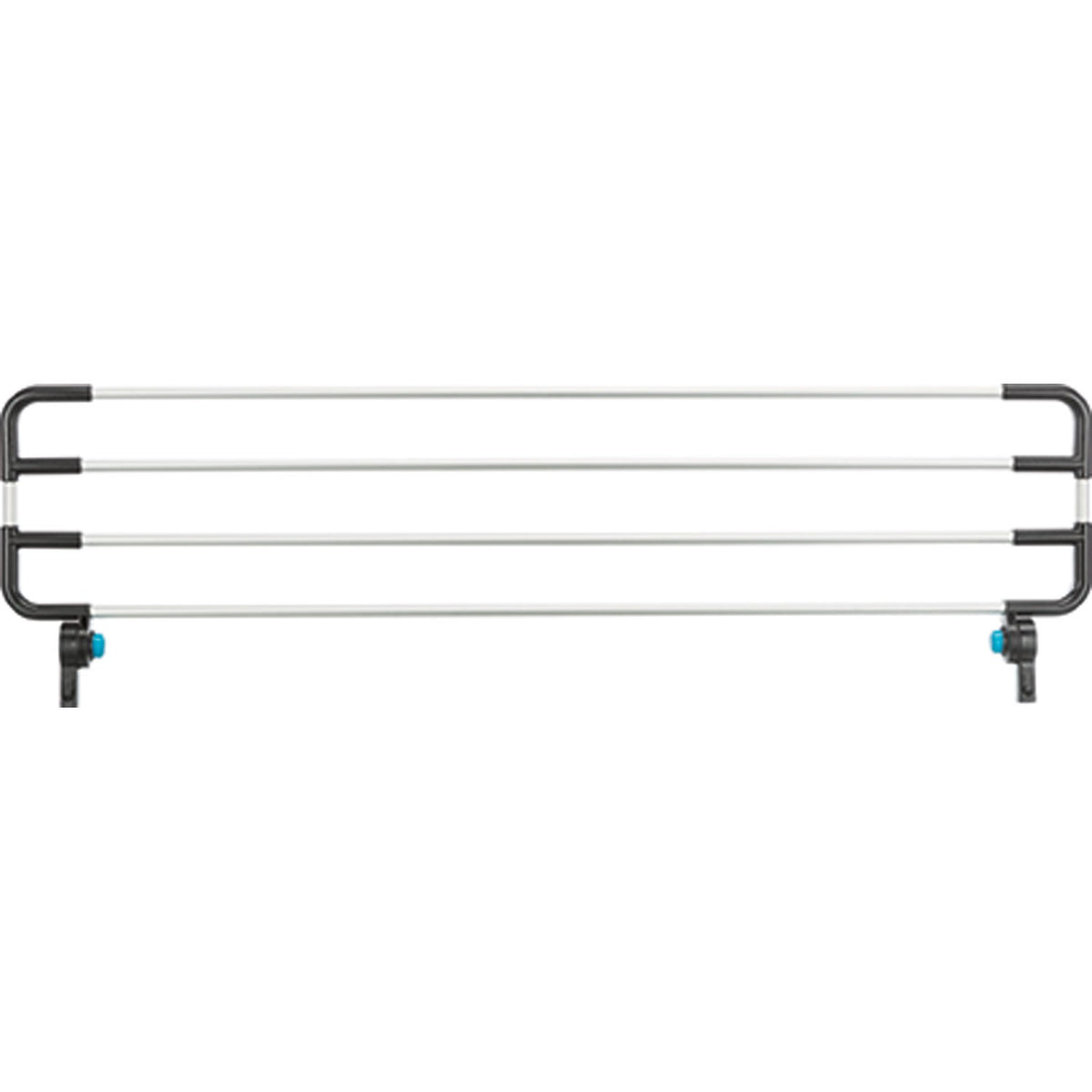 Extensible en Altura para Rejilla Universal de Coche plata/negro