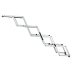 Escalera plegable 4 pasos/aluminio/TPR