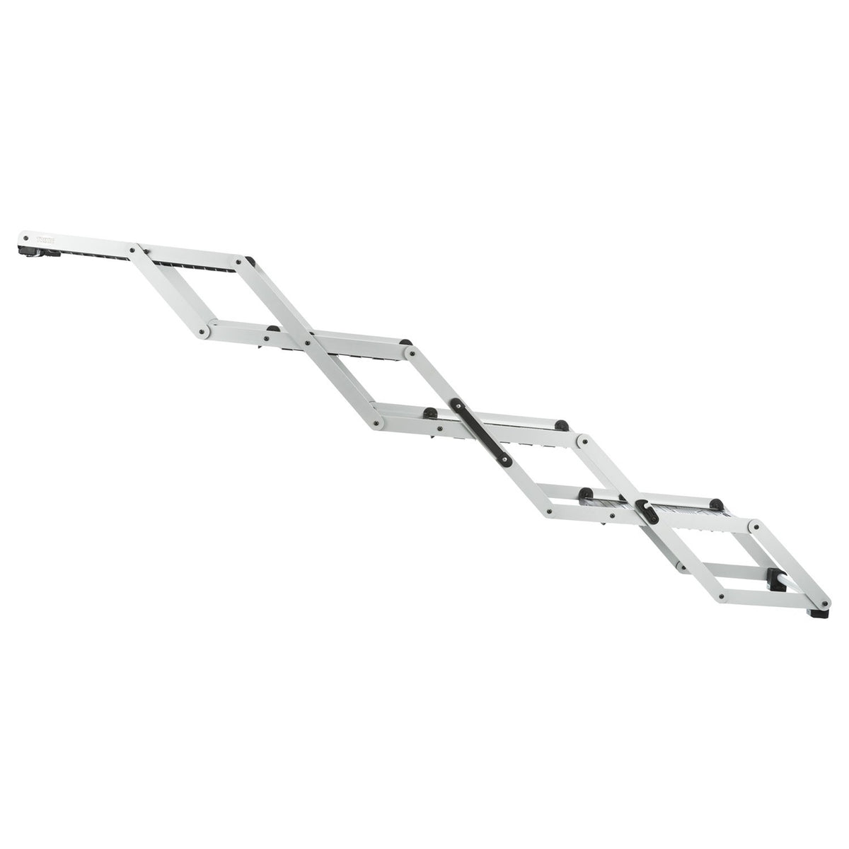 Escalera plegable 4 pasos/aluminio/TPR