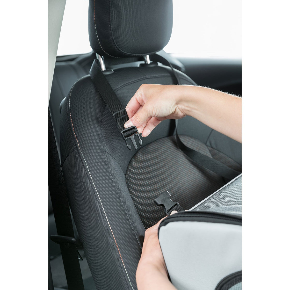 Asiento para Coche gris/negro