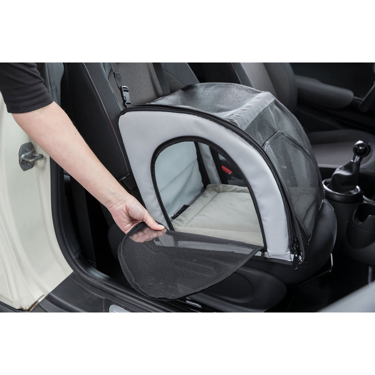 Asiento para Coche gris/negro