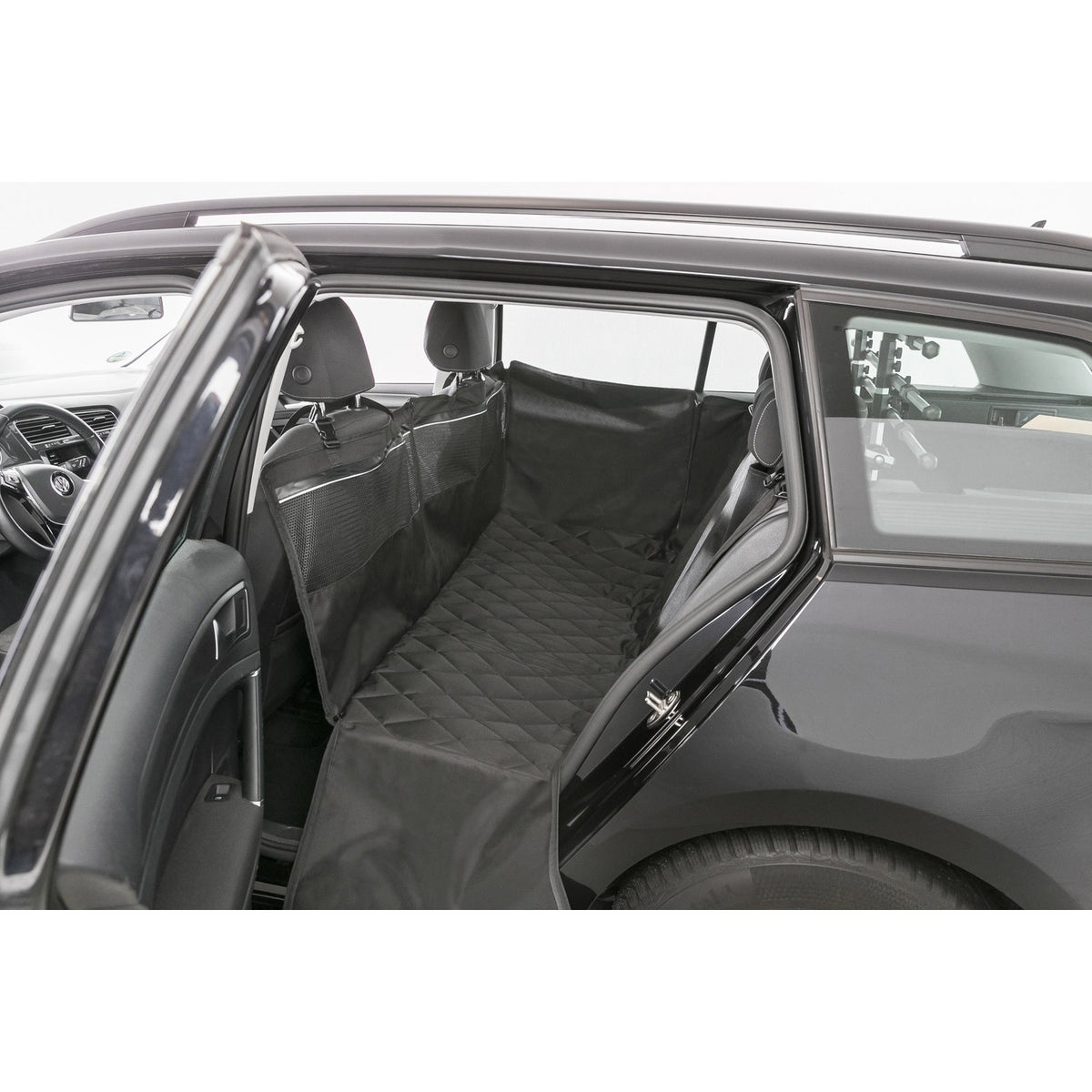Funda Protectora Asientos Coche con partes laterales, divisible negro