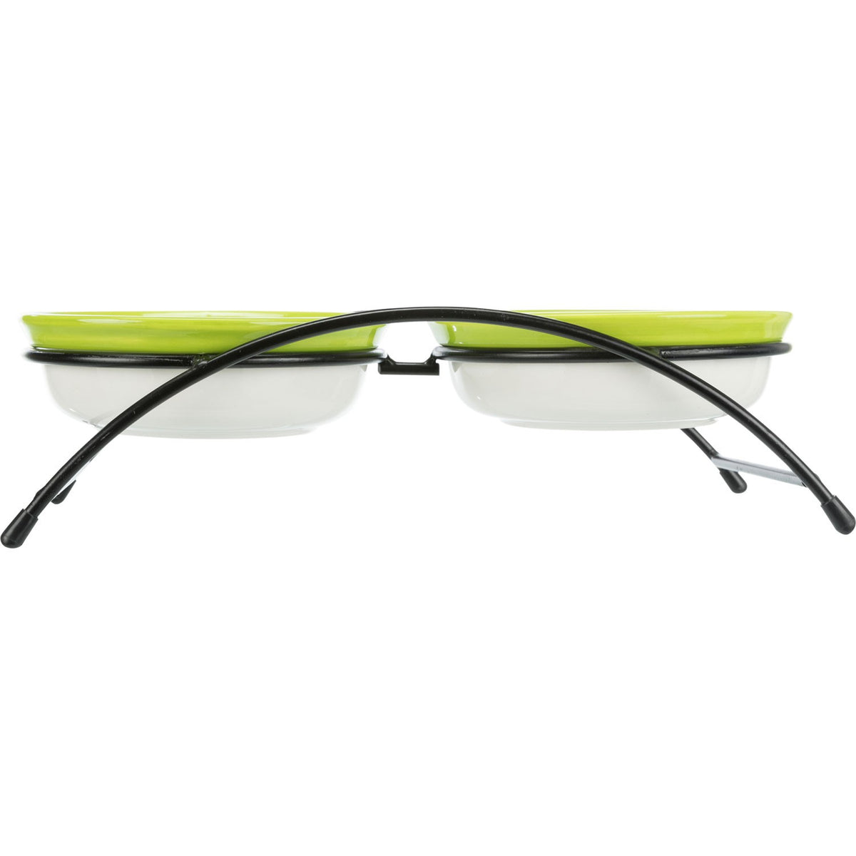 Set de comederos blanco/verde