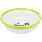 Set de comederos blanco/verde