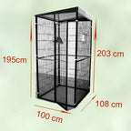 Voladero para pájaros de Jardin 1m2