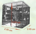 Voladero para pájaros de Jardin 4m2 partido centro