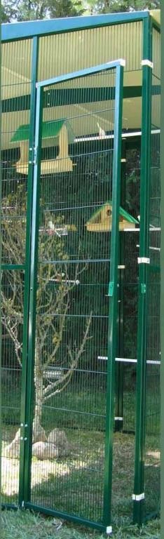 Voladero para pájaros de Jardin 4m2 partido centro