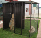 Voladero para loros IMOR 2 x 1 m con techo a dos aguas – vista 3