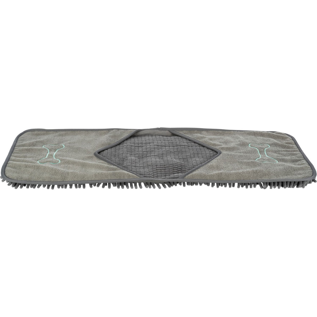 Toalla para Secado con Manoplas Integradas gris