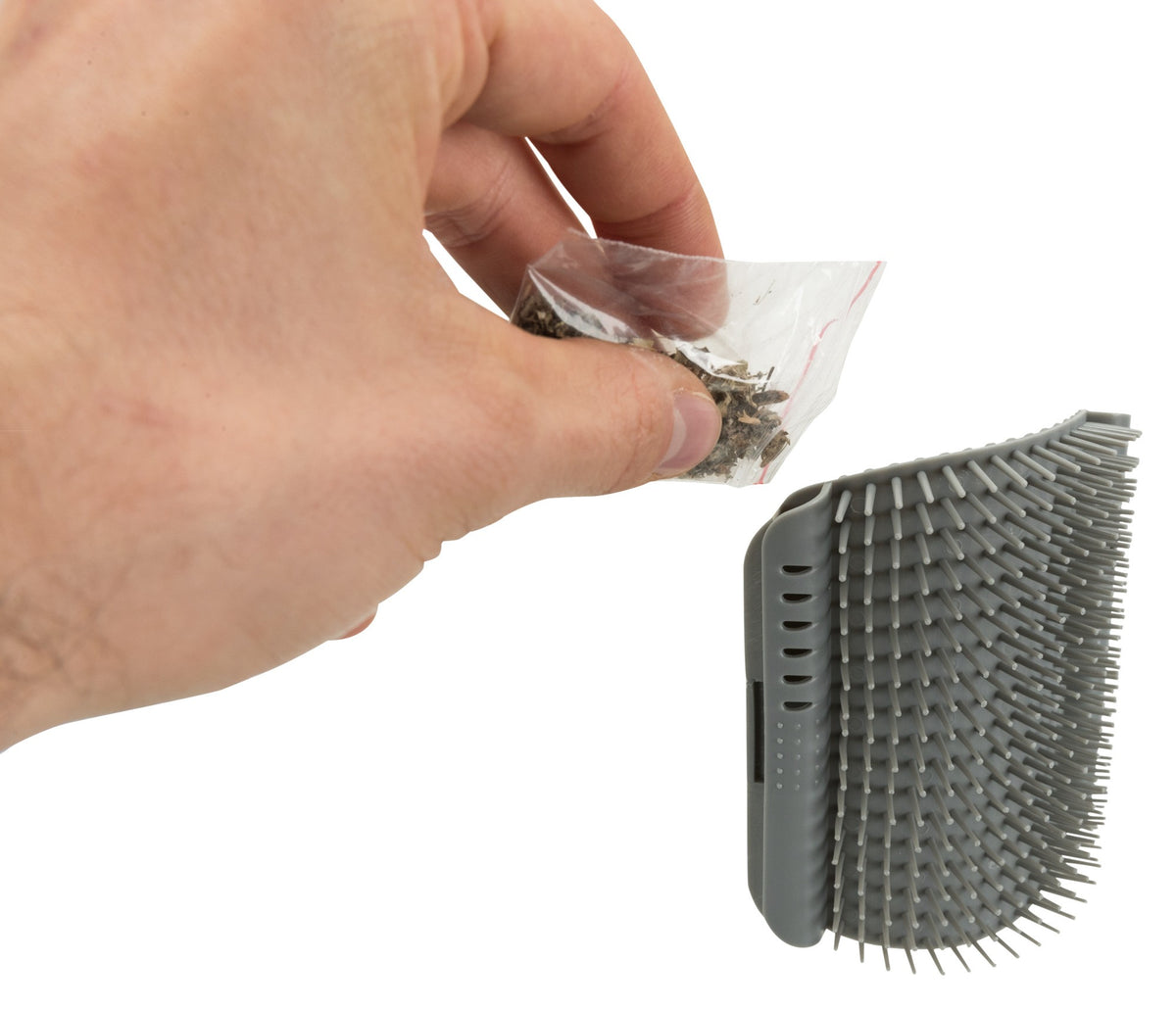 Cepillo de Masaje para Esquinas para Gatos - Pack de 2 unidades gris